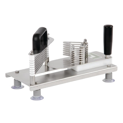 Professional Stainless Steel Tomato Slicer with Wavy Blades | Tellier 2