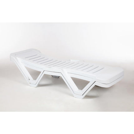 Resol White Adjustable Reclining Chairs Set of 4 3