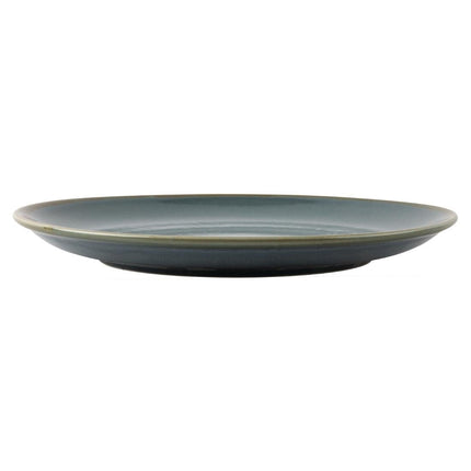 Ceramic Kiln Ocean Blue Round Plates 28cm | Olympia 3