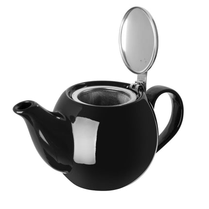 Olympia Cafe Black Teapot 4