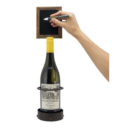 Wine Bottle Display with Chalkboard Frame | Securit 7