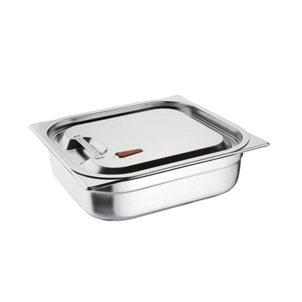 Airtight Stainless Steel Lid GN 1/2 with Silicone Seal | Vogue 2