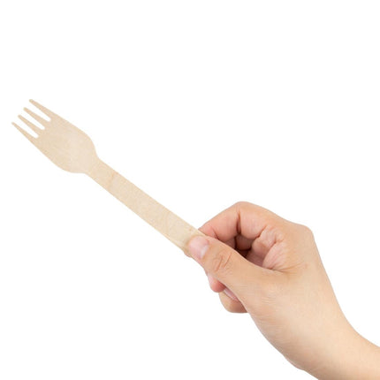 Compostable Individually Wrapped Wooden Forks | Fiesta | 500 Pieces 3