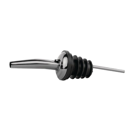 Titanium Black Pourer with Plastic Stopper | Olympia