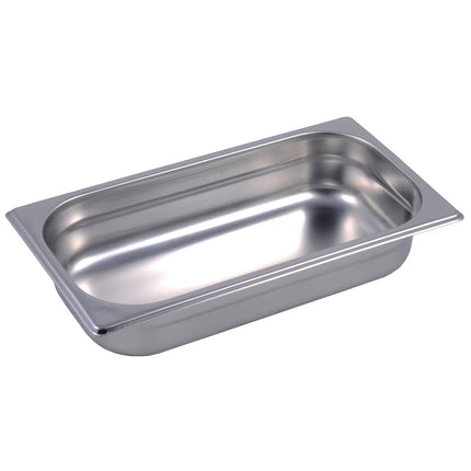 Stainless Steel GN 1/3 Container 6.5cm Depth | Gastro M
