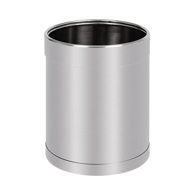 Brushed Stainless Steel Trash Bin 10.2L | Bolero