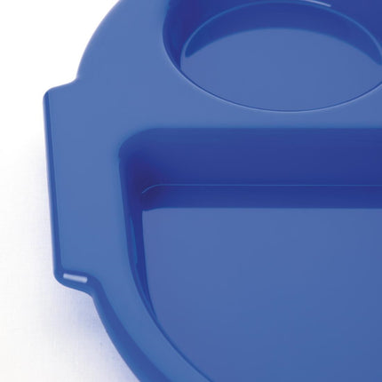 Polycarbonate Compartment Tray Small Blue 32.2cm (10 pcs) | Olympia Kristallon 2