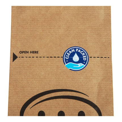 Recyclable Kraft Paper Sealable Cutlery Bags 4