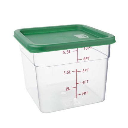 Medium Green Square Lid | Hygiplas 5
