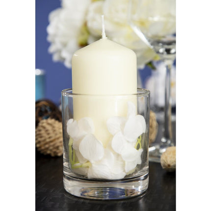 Ivory Stump Candles Low Smoke | Bolsius | 120mm Height 6