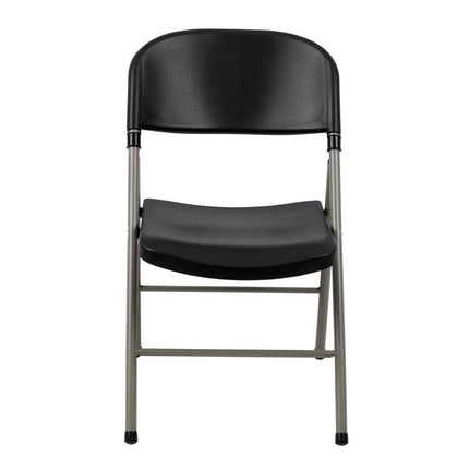 Folding Chairs Black | Bolero | 2 Pieces 2