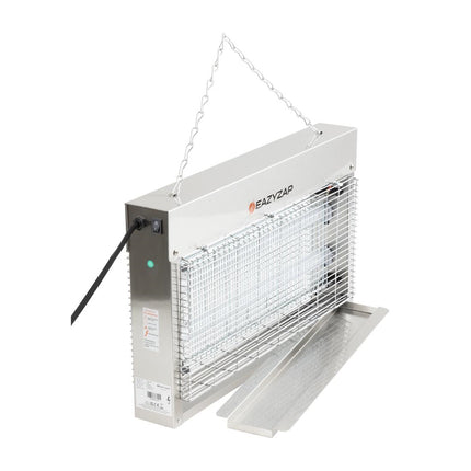LED Insect Killer 14W Brushed Stainless Steel | Eazyzap 7