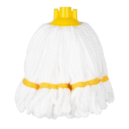 Microfiber Mop Head Yellow Stripe 150g | Jantex