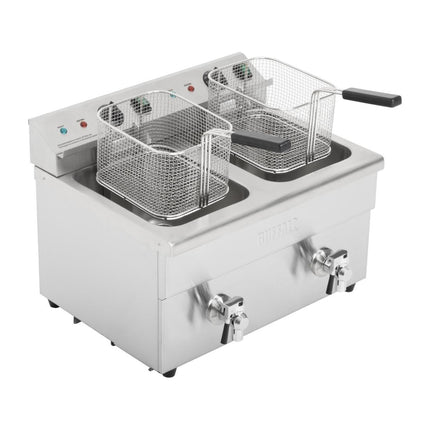 Double Induction Deep Fryer 2x 3000W | Buffalo 6