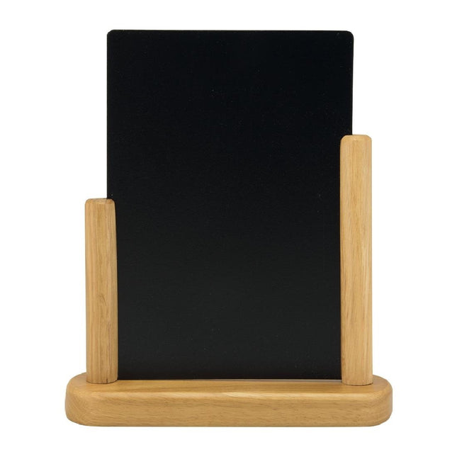 Teak Wooden Table Chalkboard 28x20cm | Securit