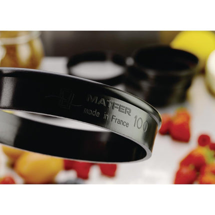 Exoglass Tart Rings 10 cm Diameter | Matfer Bourgeat 4