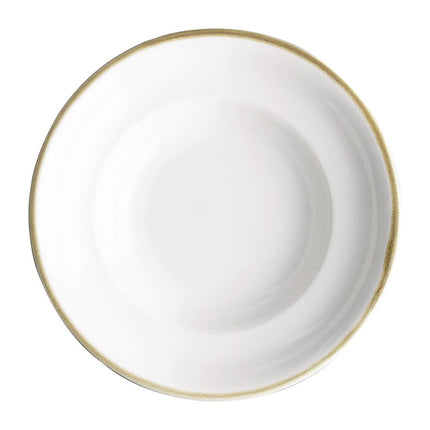 Kiln Chalk White Pasta Bowls 25cm | Olympia 5