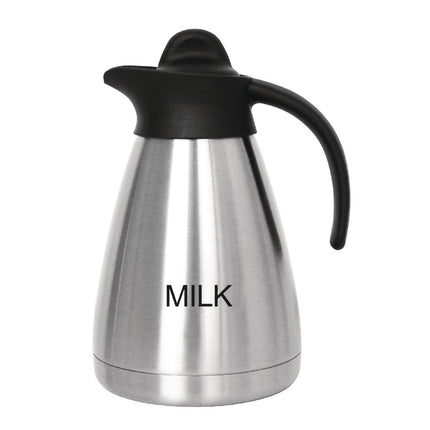 Thermos Jug with Screw Cap and "MILK" Engraving 1L | Olympia