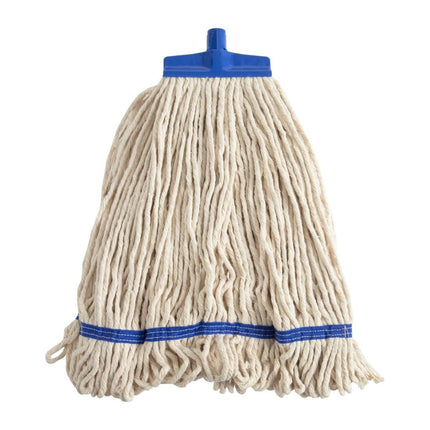 Blue Stay-Flat Kentucky Cotton Mop | SYR