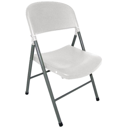 Folding Chairs White | Bolero | 2 Pieces