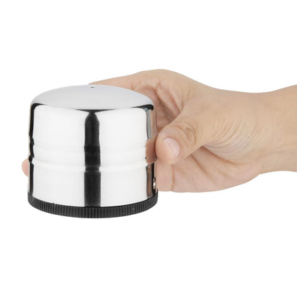 Stainless Steel Jumbo Pepper and Salt Shaker Set | Olympia 4