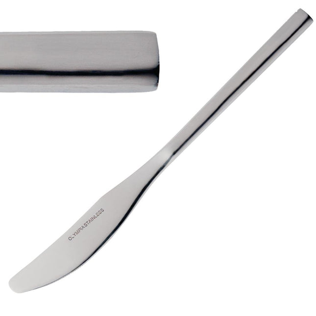 Dessert Knives | Olympia Napoli | 12 pcs | 18/10 High-Gloss Stainless Steel