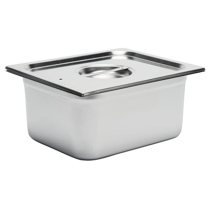 Stainless Steel Gastro Pan GN 1/2 | 15cm Depth | 325x265mm 2