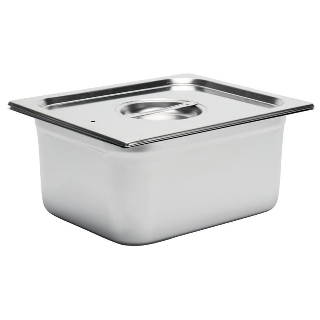 Stainless Steel Gastro Pan GN 1/2 | 15cm Depth | 325x265mm 2