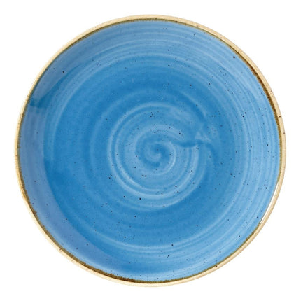 Coupe Plate Cornflower Blue | Churchill Stonecast | 16.5cm