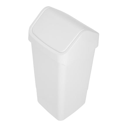 White SYR Waste Bin with Swing Lid 4