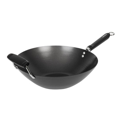 Non-Stick Induction Wok with Flat Bottom 35.5cm