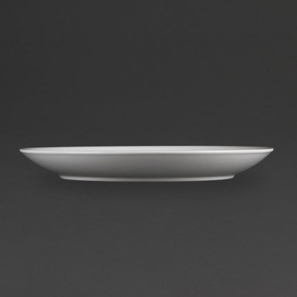 Whiteware Coupe Plates 28cm | Olympia | Set of 6 2