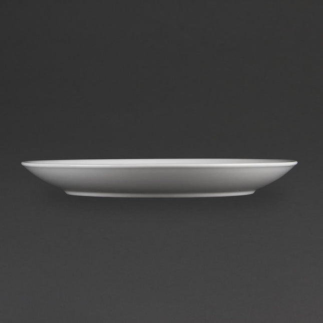 Whiteware Coupe Plates 28cm | Olympia | Set of 6 2