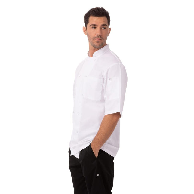 Montreal Cool Vent Unisex Chef Jacket with Superior Ventilation | Chef Works | White M 2