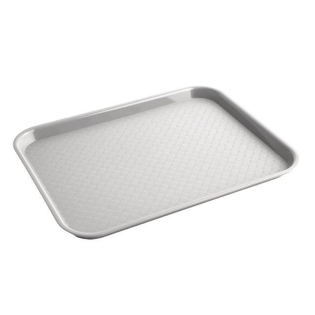 Olympia Kristallon Grey Polypropylene Tray 34.5x26.5cm