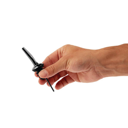 Titanium Black Pourer with Plastic Stopper | Olympia 4