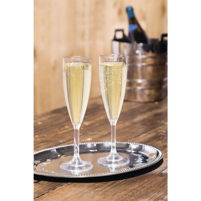 Polycarbonate Champagne Glasses 200ml (12 Pieces) | BBP 2