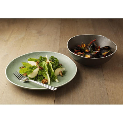 Chia Green Plates 27cm | Olympia | Set of 6 5