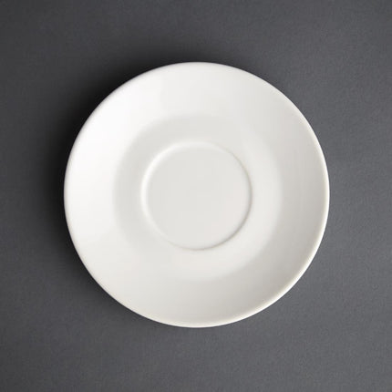 Café Porcelain Saucers White | Olympia