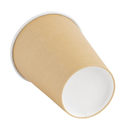 Recyclable Single-Wall Light Brown Coffee Cups | Fiesta | 34cl 3