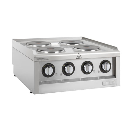 Electric Quad Hotplate | Buffalo 600-Series | 4 Cooking Zones