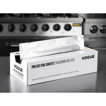Aluminum Foil Sheets 270x300mm | Vogue | Box of 500 8