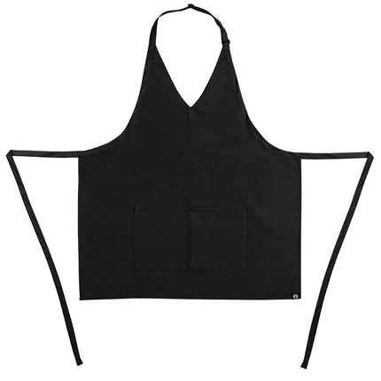 Black Halter Apron with V-Neck | Whites 3