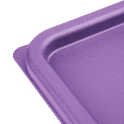 Square Purple Lid for Food Storage Containers Medium | Hygiplas 4