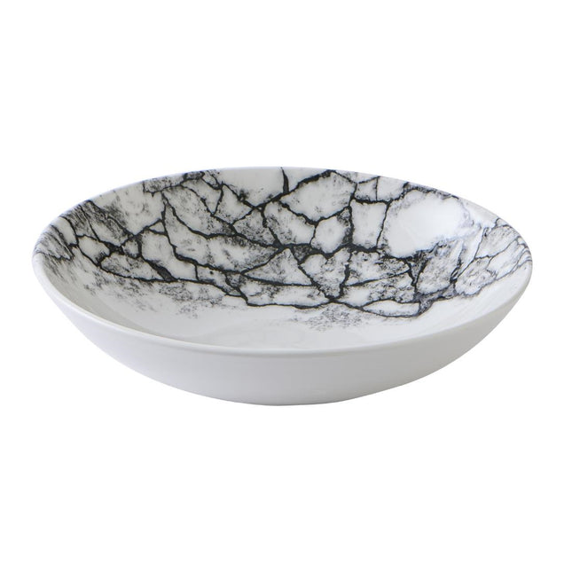 Kintsugi Accents Quartz Black Evolve Coupe Bowl 18.4cm | Churchill 2