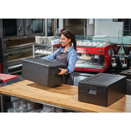 Insulated Transport Box 46L with Large Handles | Cambro Cam GoBox 6