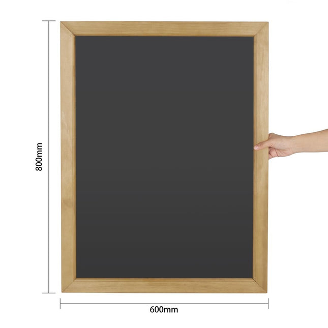 Wall Chalkboard 60x80cm with Wooden Frame | Olympia 2