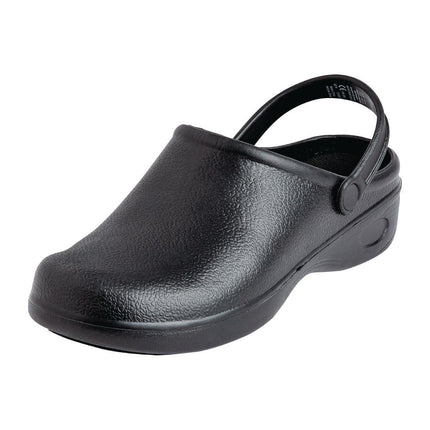 Black Slip-Resistant Chef Clogs | Nisbets Essentials | Size 42/43 6
