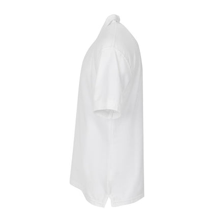 Unisex White Polo Shirt L | Durable Polyester/Cotton Piqué 4