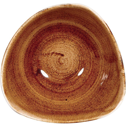 Stonecast Patina Vintage Copper Triangular Bowl 15.2cm | Churchill